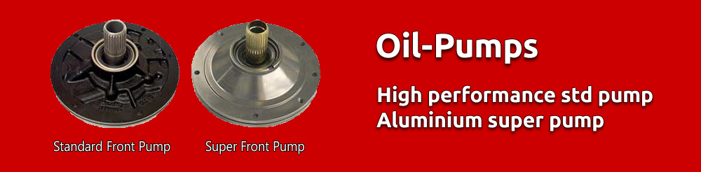 Oil-pumps. High performance std pump. Aluminium super pump.